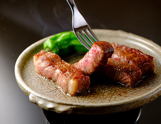 Tottori wagyū steak